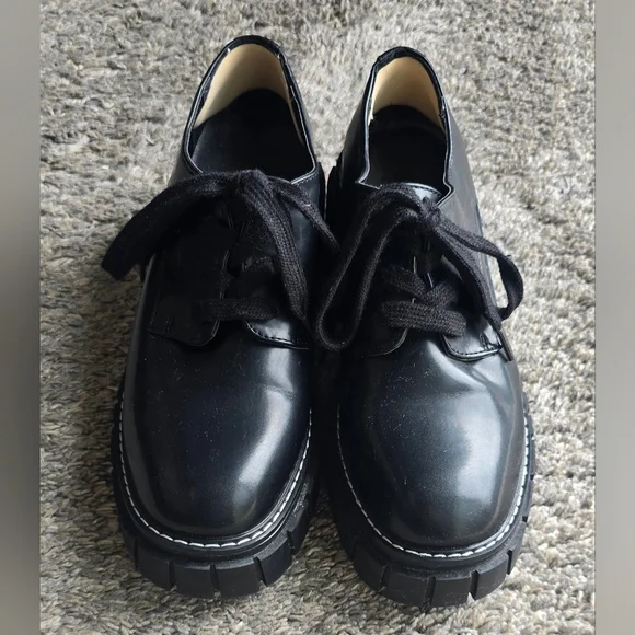 Steve Madden Phoenix Loafer lace-up shoes, Womens Size 6 - Picture 9 of 10